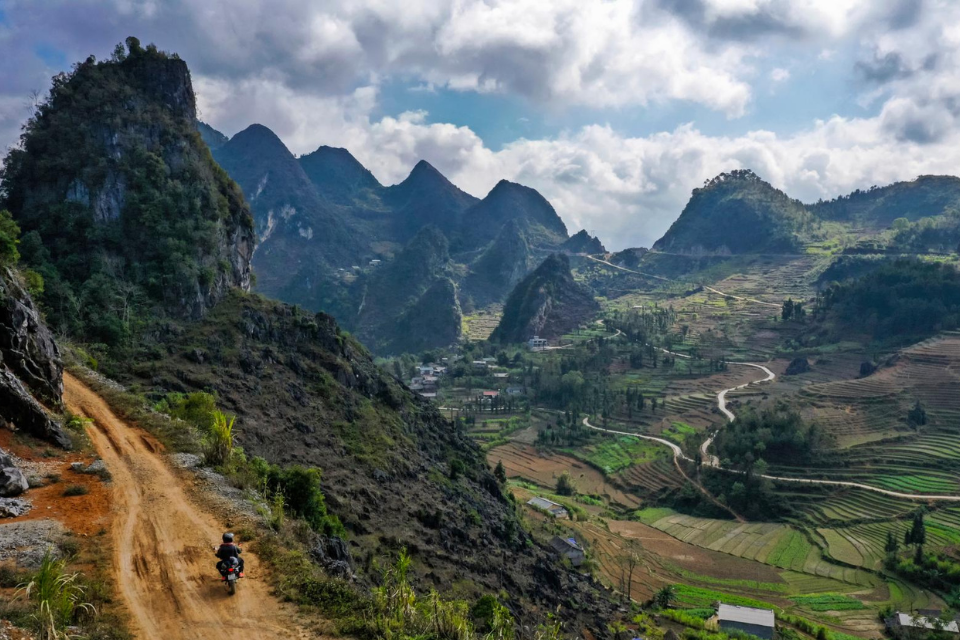 Roadtrippen in de bergen van Vietnam. Foto:Tim Bilman