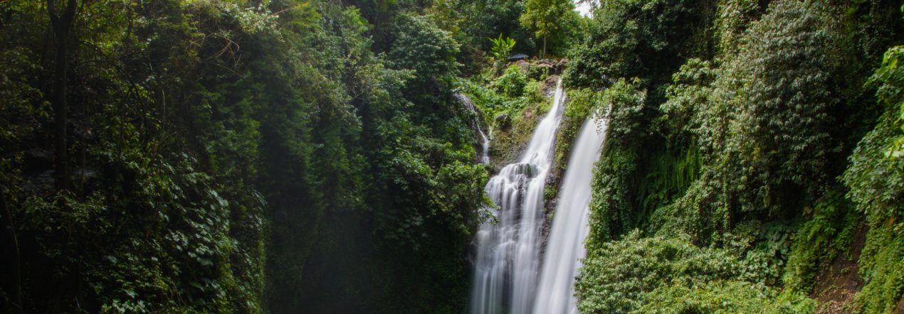 Zwem in de mooiste watervallen van Bali - tip foto