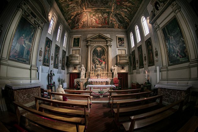 Italië Urbino Chiesa di Santa Spirito