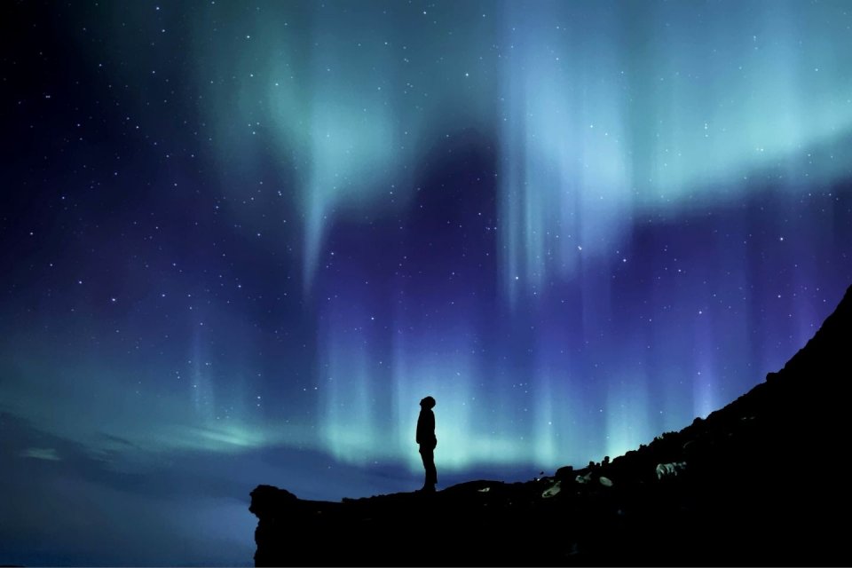 Geniet van het Noorderlicht in Noorwegen. © Thedigitalartist/ Pixabay