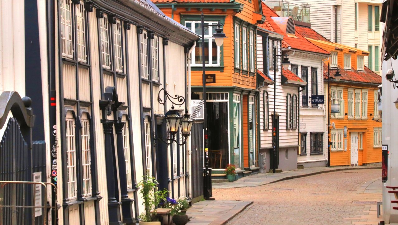 Stavanger oude wijk