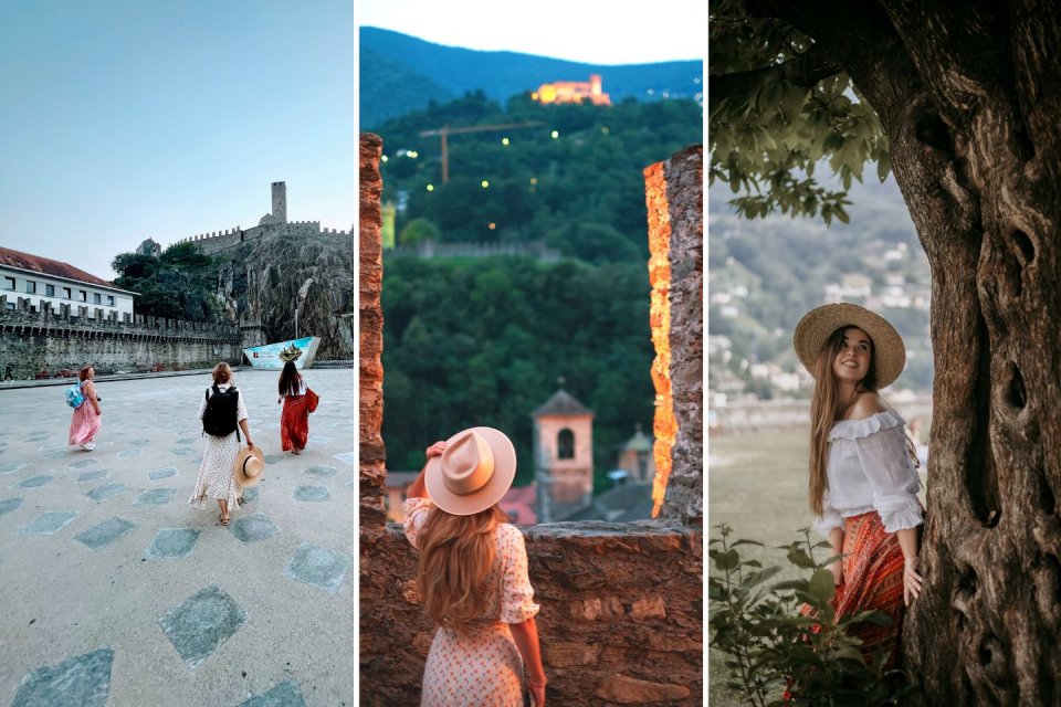 Castelgrande in Bellinzona, Ticino, Zwitserland. Foto's: Eliane Roest, Anna Smorek en Vellah Bogle