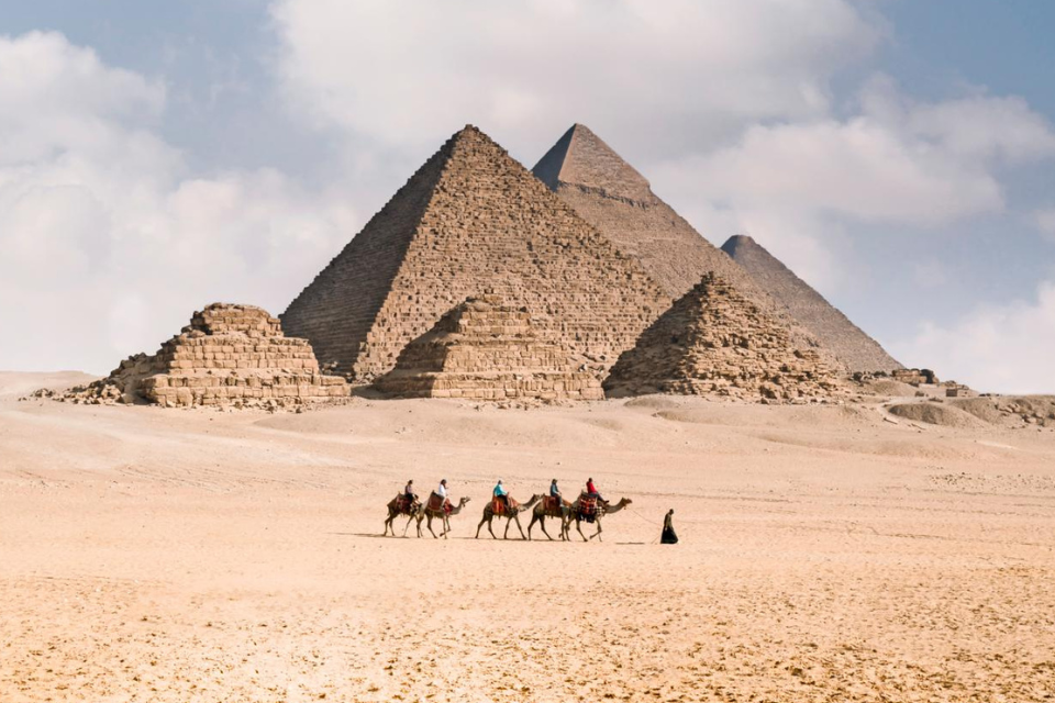 De Piramiden van Gizeh in Egypte. Foto: Cedric Houmadi