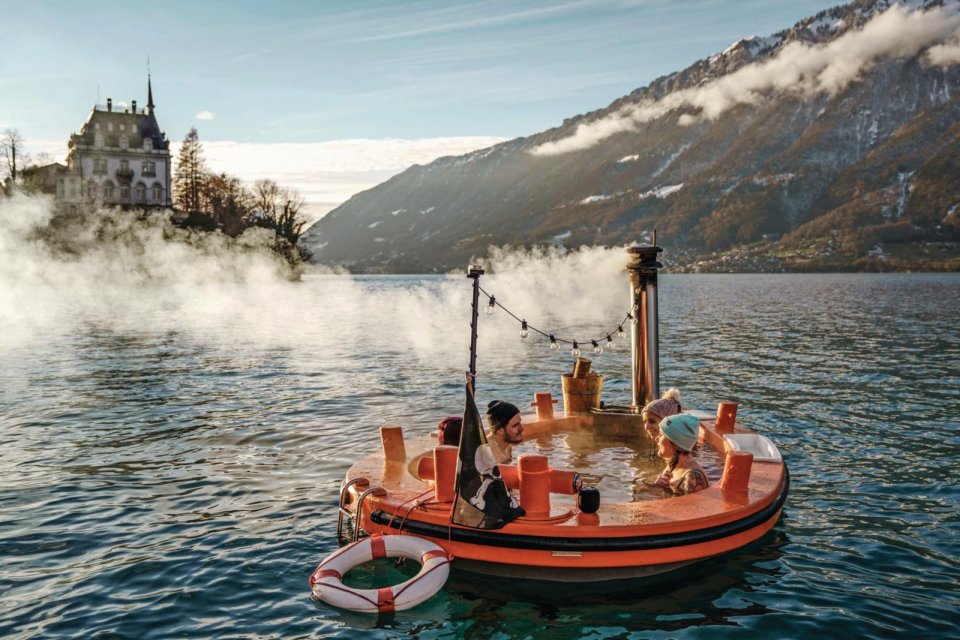 Warm jezelf op in één van de natuurspa's. Foto: André Meier | Switzerland Tourism
