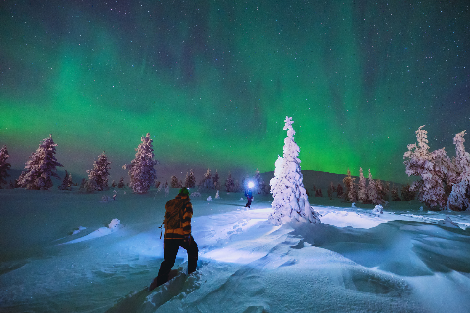 Ontdek het Noorderlicht in Finland. Foto Buro Scanbrit
