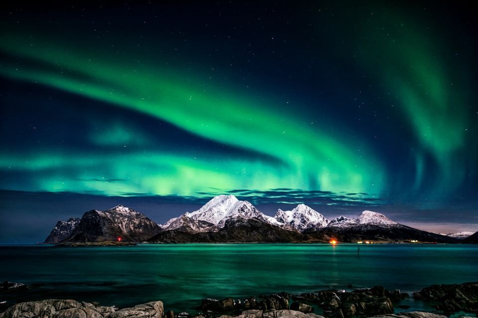 Noorderlicht/ Aurora Borealis in Noorwegen. Foto: Getty Images