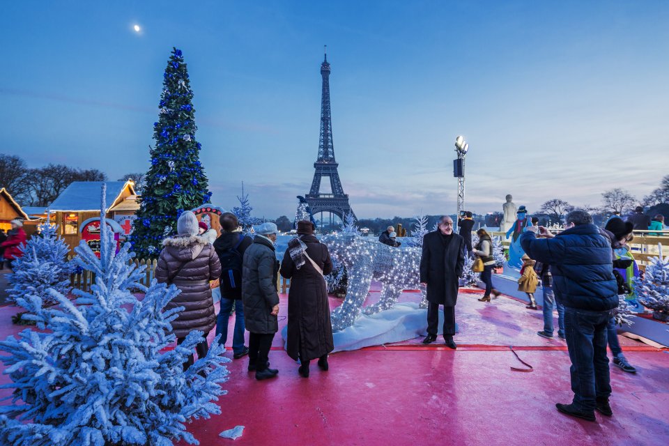 Kerstmis in Parijs, Frankrijk. Foto: Getty Images