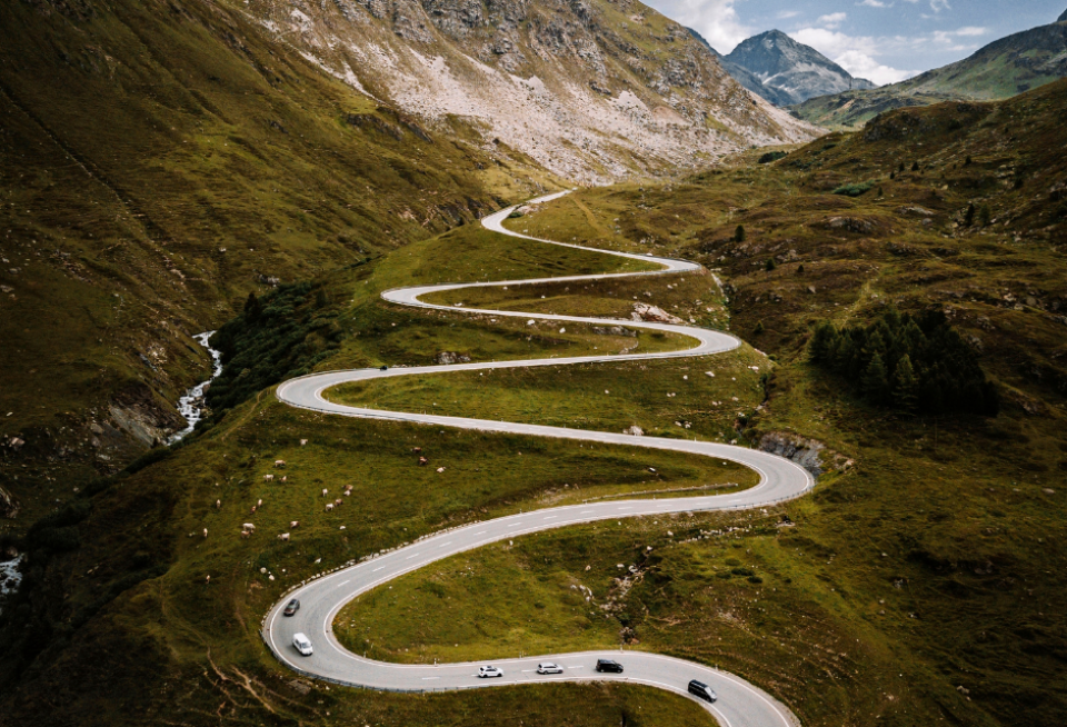 Julier Pass Zwitserland. Foto: Remon Rijper