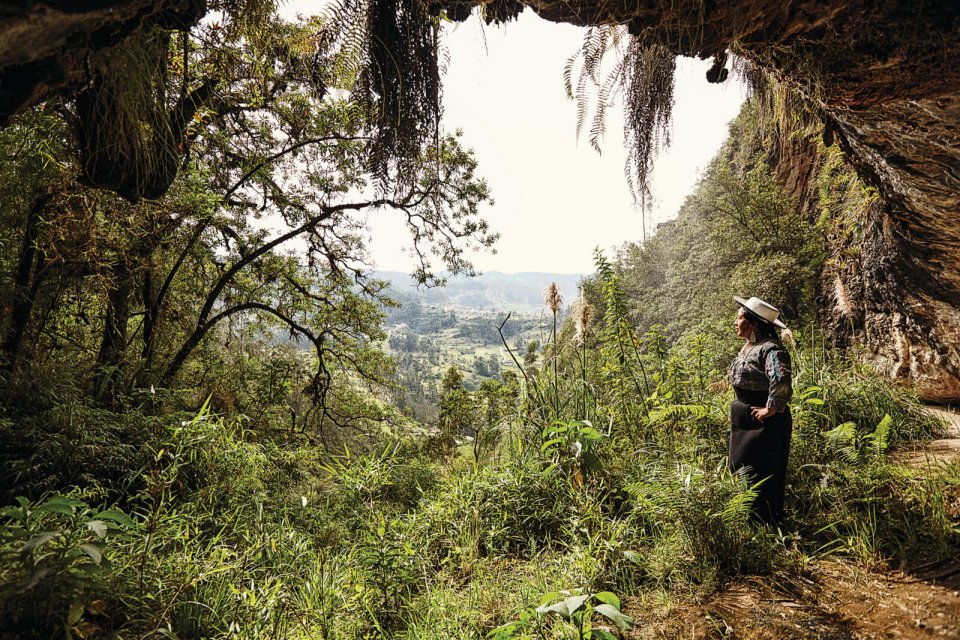 Saraguro-grot in Ecuador. Foto: Malou van Breevoort