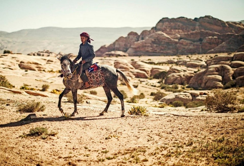 Bedoeïn van de Ammarin-stam te paard. Foto: Manon van der Zwaal