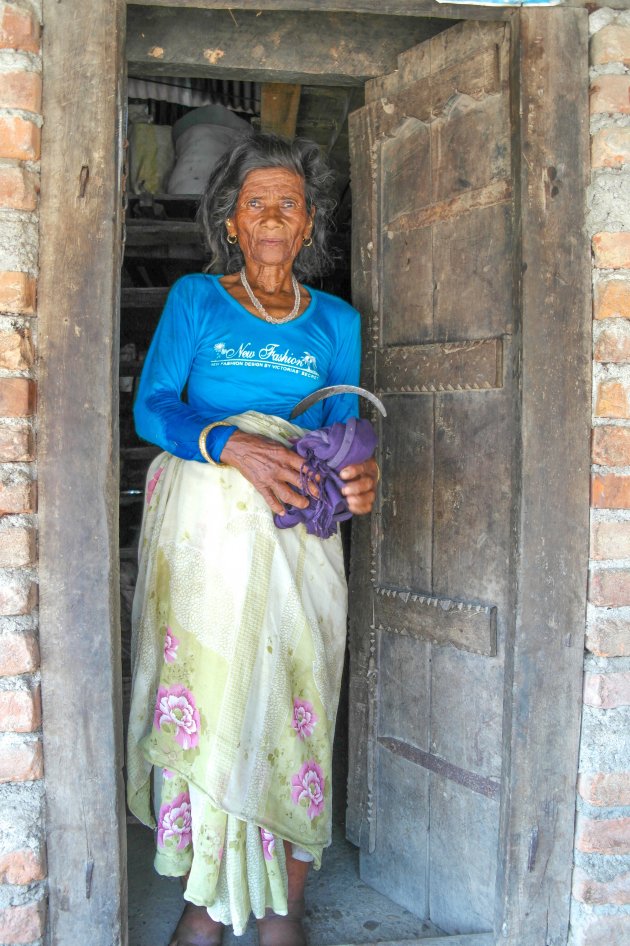 Nepalese dorpsvrouw