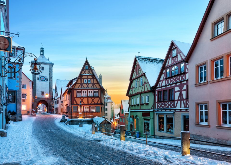 In Duitsland zijn winterbanden verplicht. Foto: Getty Images