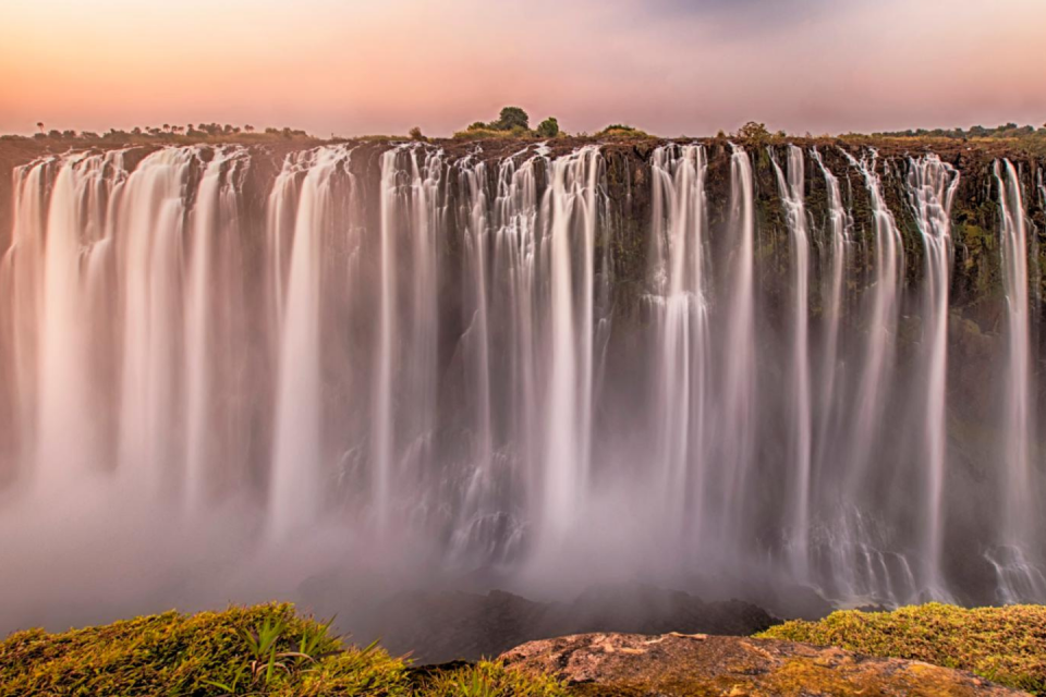 De Victoriawatervallen in Zambia en Zimbabwe. Foto: GettyImages
