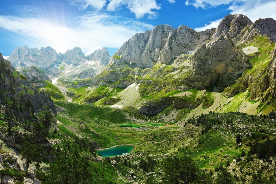 Theth Nationaal Park Albanie 
