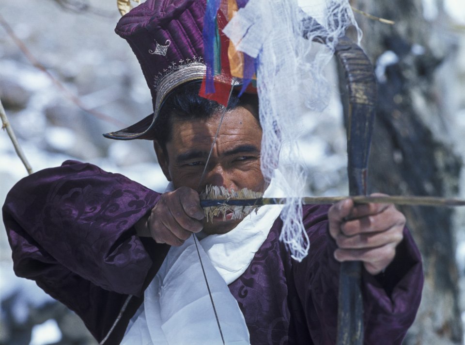 Boogschieten in Ladakh. Foto: Getty Images