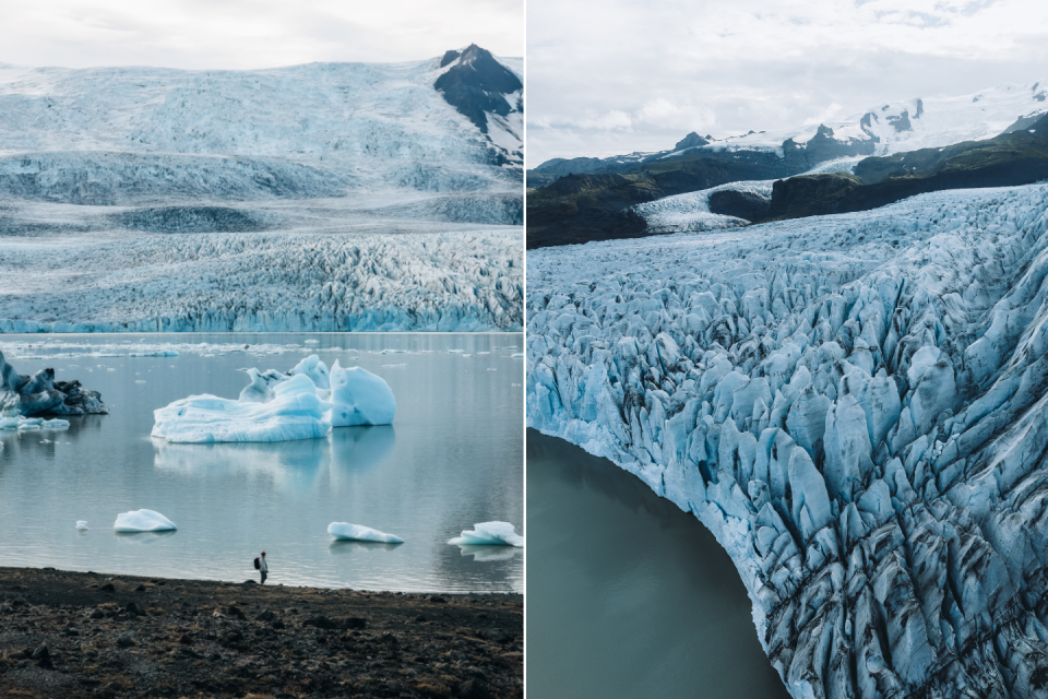 Luister naar een krakende gletsjer. Foto: Sjoerd Bracke