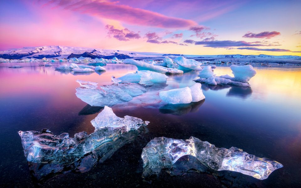 Jökulsárlón-lagune in IJsland. Foto: Getty Images