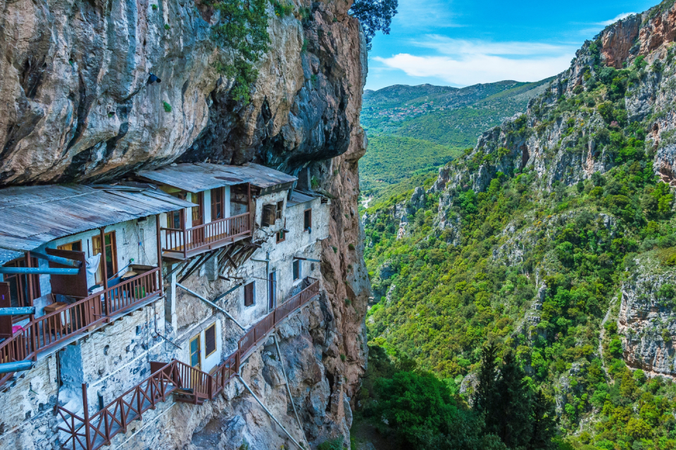 Prodromos-kloosterin Griekenland. Foto: Getty Images