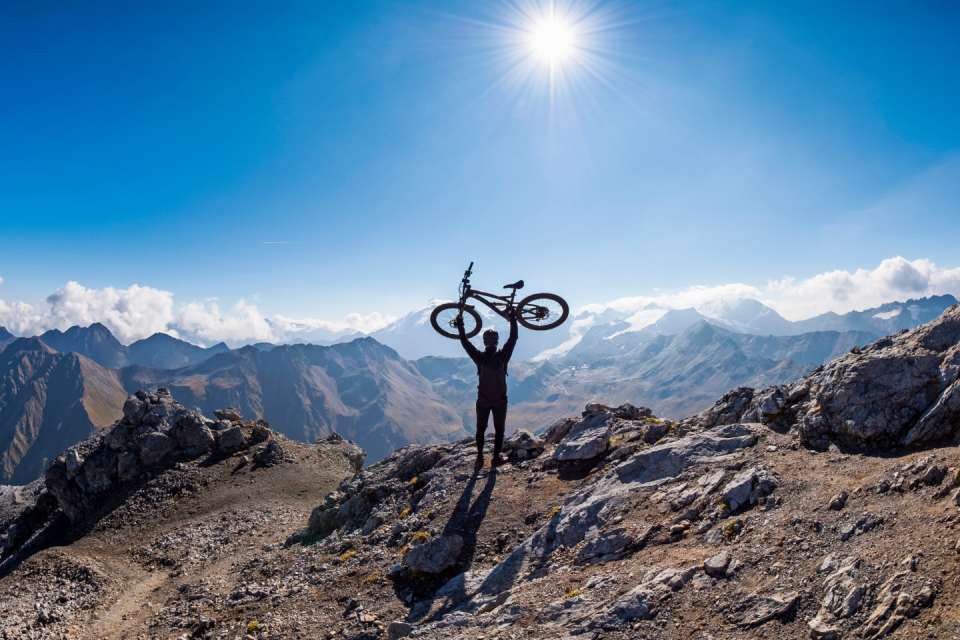 Graubunden Zwitserland fietstocht. Foto: Getty Images