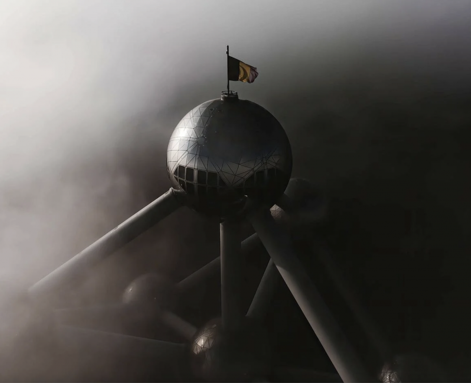 Foreign_Atomium Brussels_Erwin Lasure dalam kategori pemenang Drone Photo Contest 2023