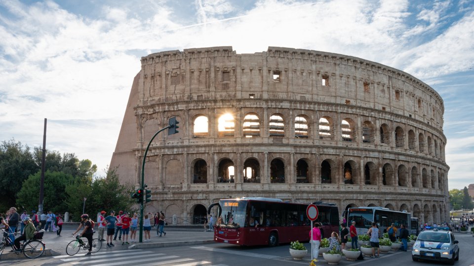 Rome is afhankelijk van een uitgebreid en complex busnetwerk. Foto: Getty Images