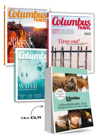 3x Columbus Travel + Scheurkalender 2024 cadeau