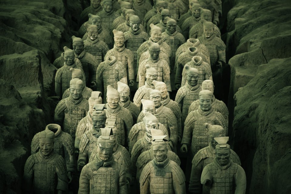 Het Terracottaleger in Xi'An, China. Foto: Getty Images