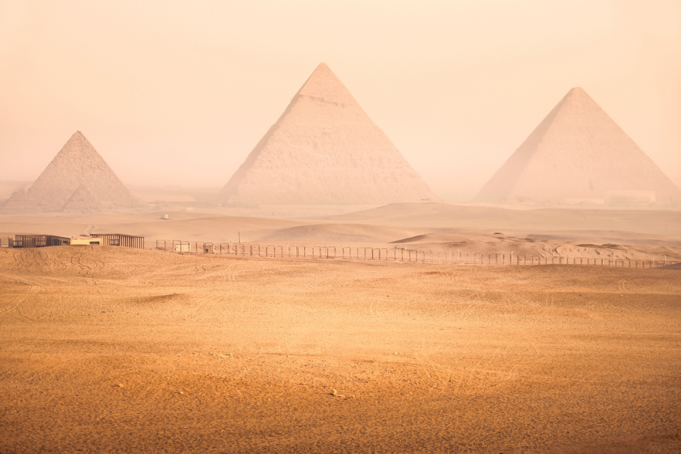 Piramides van Gizeh, Egypte. Foto: Getty Images