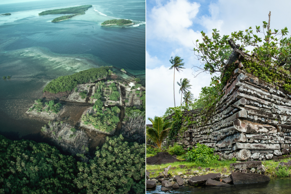 Nan Madol, Micronesië. Foto's: Getty Images