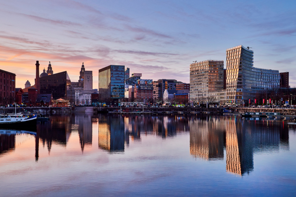 Maritieme handelsstad Liverpool, Verenigd Koninkrijk. Foto: Getty Images