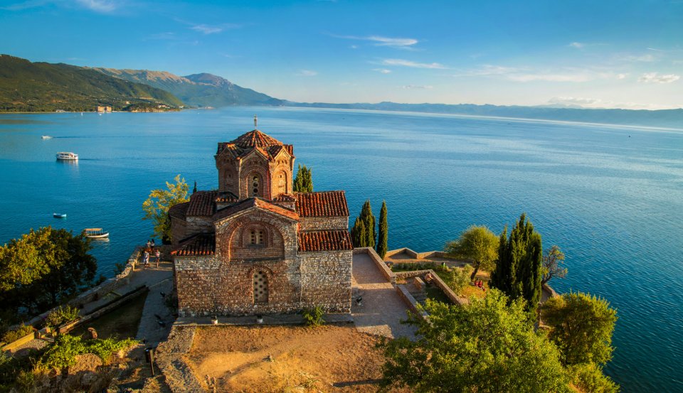 Meer van Ohrid, Noord-Macedonië. Foto: Getty Images