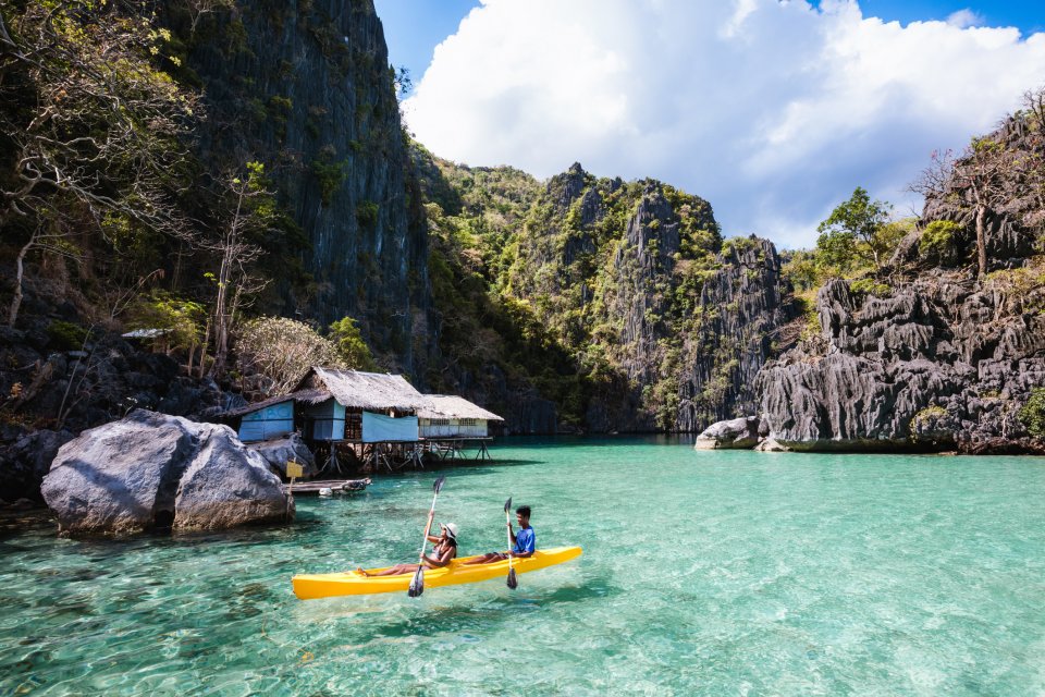 Waan je jezelf alleen op de wereld op het bountyeiland Coron in de Filipijnen. Foto: Getty Images