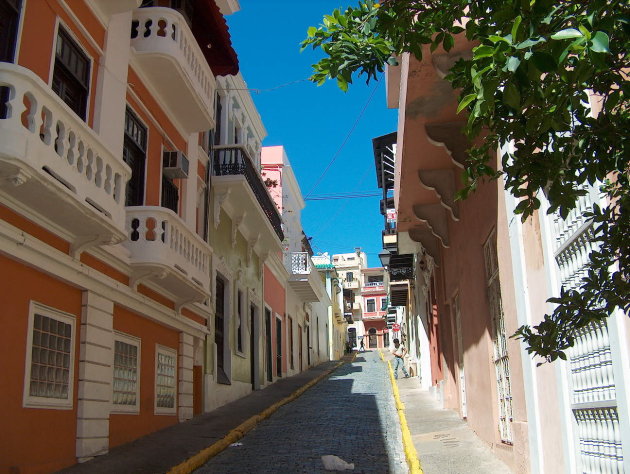 straatbeeld Old San Juan