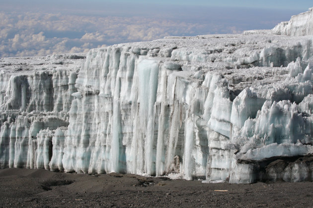 terug trekkende gletser
