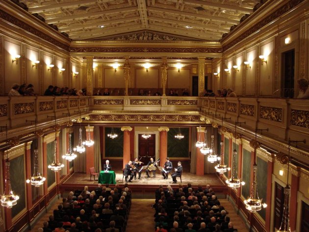 Muziekvoorstelling in Wenen