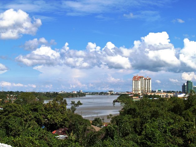 Uitzicht over Kuching