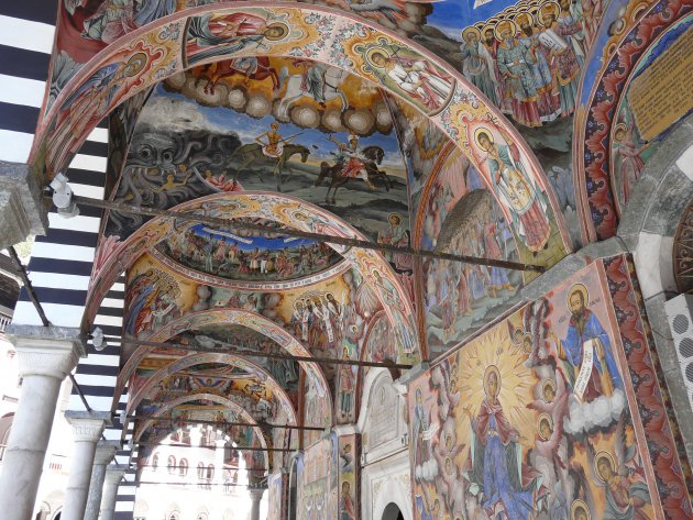 Fresco's in Rila klooster