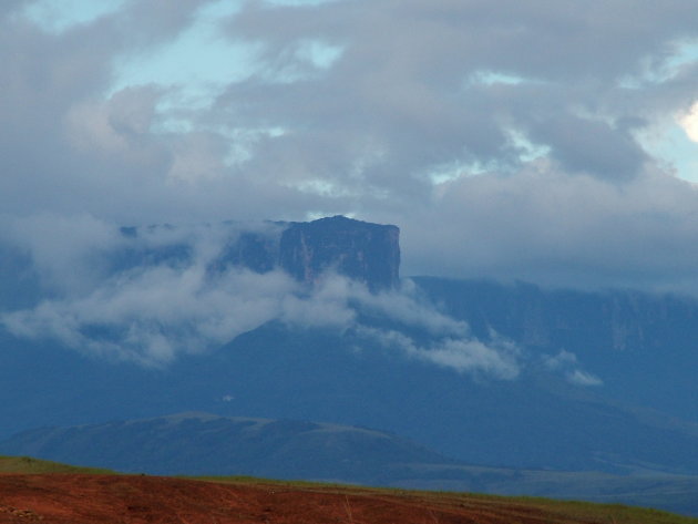 Tafelberg in de wolken