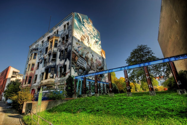 Graffitti in Oost-Berlijn