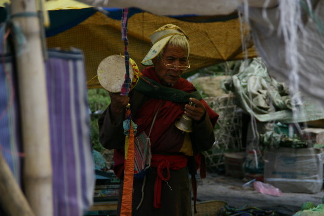 Weekend markt in Thimphu