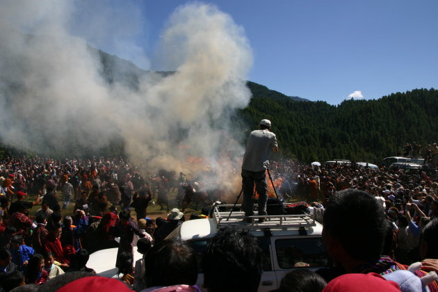 openings ceremonie festival in Bumtang