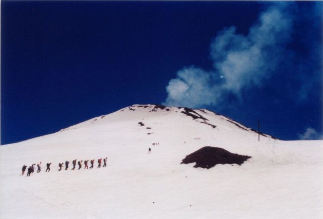 Beklimming van de Volcan Villarrica