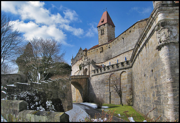 Oud kasteel nabij Langenbach