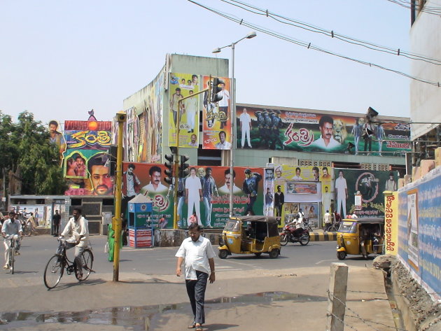 Straatbeeld Vijayawada