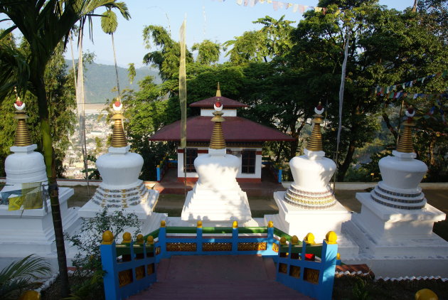 Rinchending Goempa - Stupa's