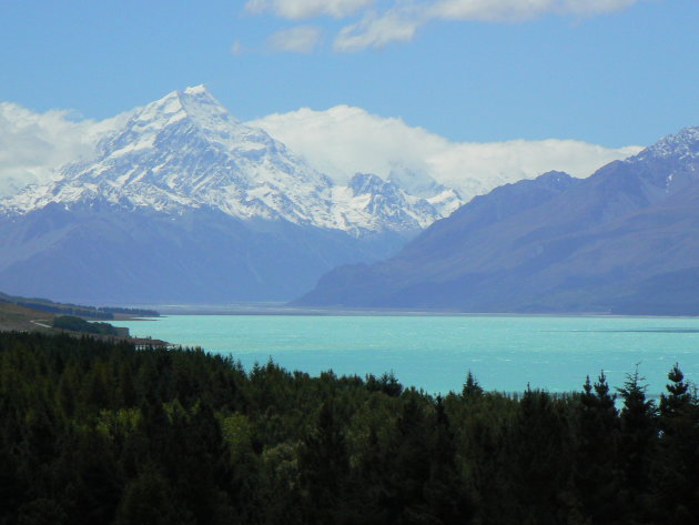 Lake Pukaki en Mount Cook