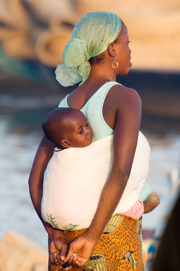 Malinese moeder met kind