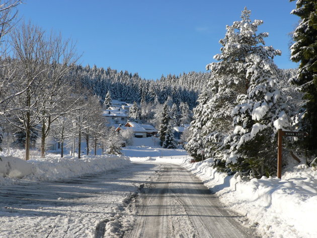 sneeuw in Schonwald
