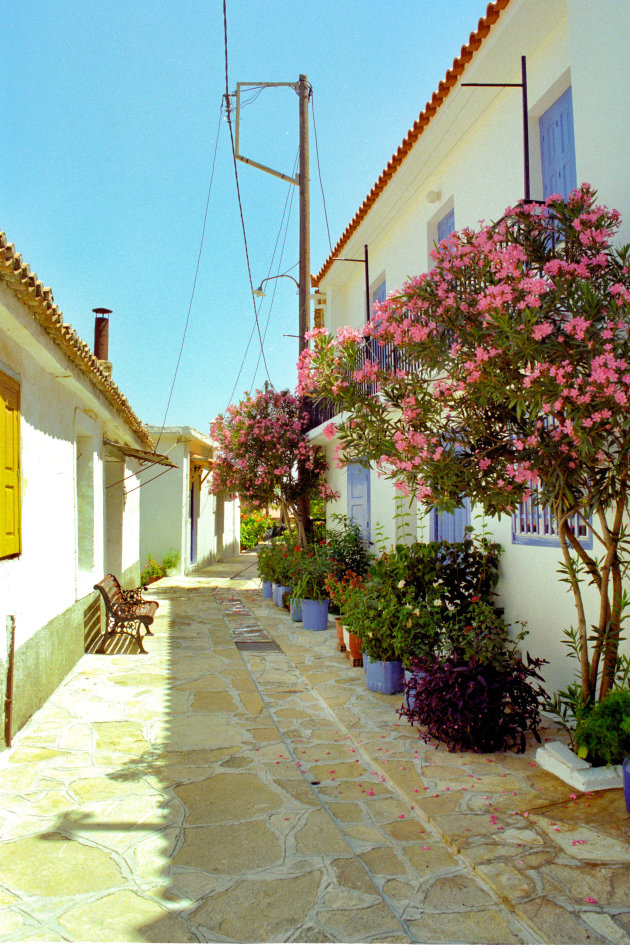 typisch grieks dorpje 