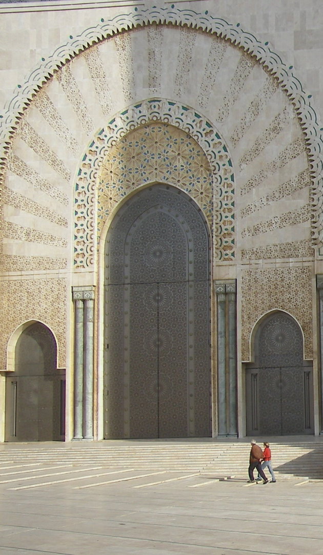 Deur Hassan II moskee